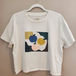 Madewell Cropped Graphic Shirt